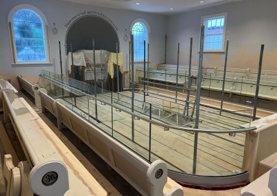 Frameless glass balustrade in Cambridge