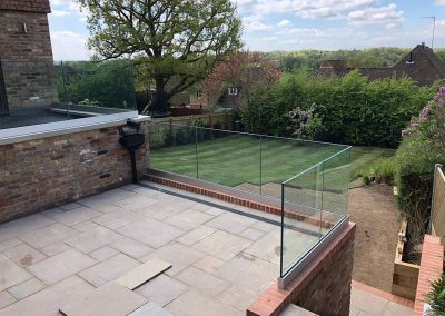 Frameless glass balustrade in Chalfont St Peter