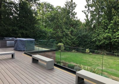 Frameless Glass Balustradein in Pinner, London
