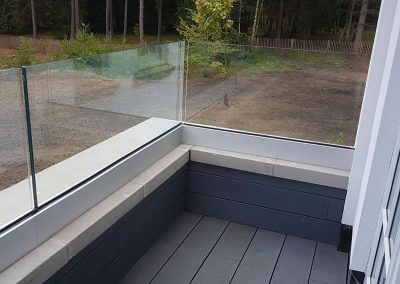 Frameless Glass Balustrade in Weybridge, Surrey