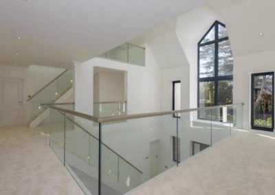 Glass balustrade in Essex