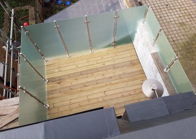 Posted glass balustrades in Surrey