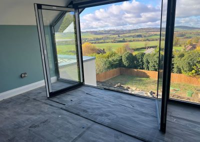 Juliet glass balcony in Bucks