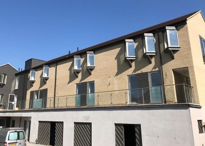 Post and Handrail Glass Balustrade