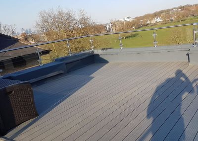 Post and Handrail Glass Balustrade Peckham