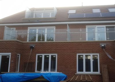 Post and handrail system in Twickenham