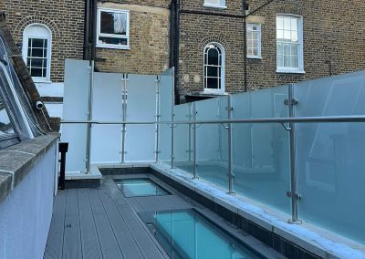 Post and handrail system in London