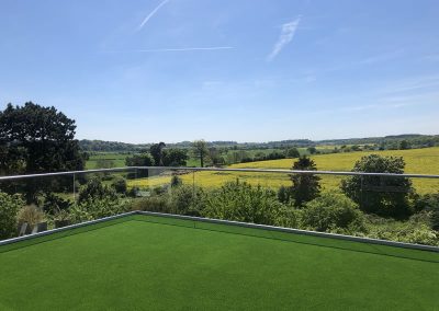 Milton Keynes semi-frameless glass balustrade