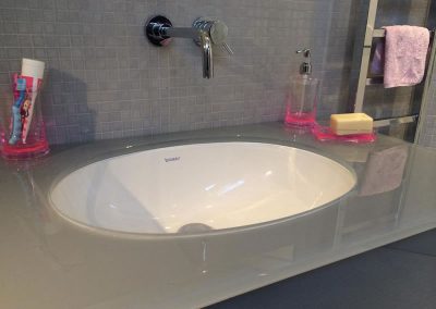 Bathroom splashback