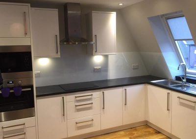Modern kitchen splashback
