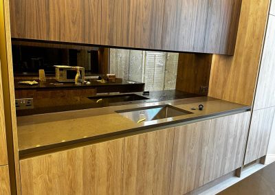 Modern kitchen splashback