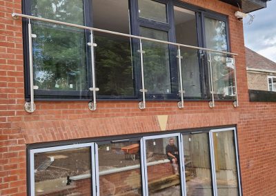 Framed juliet glass balcony in Leicester