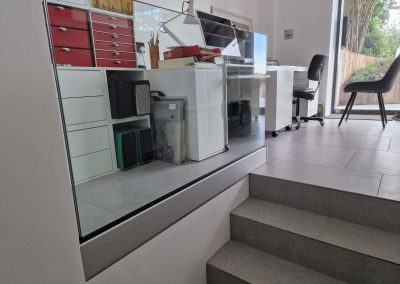 Frameless balustrade in Croydon, London
