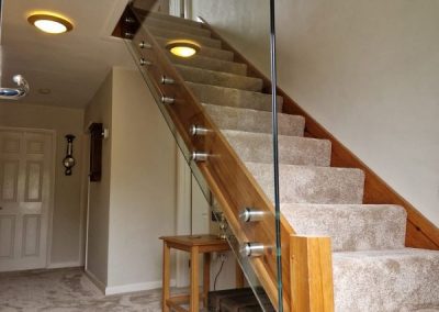 Frameless balustrade in Princes Risborough