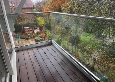 Glass balcony in Reading