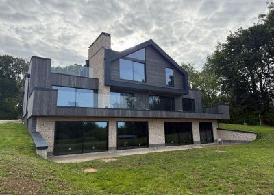 Glass balcony in Hampshire