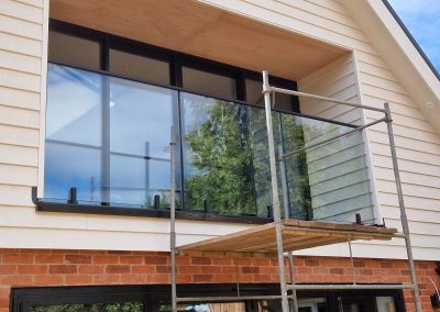 Glass balustrade in Camberley