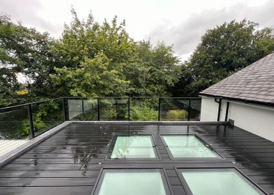 Post and haidrail system in Camberley