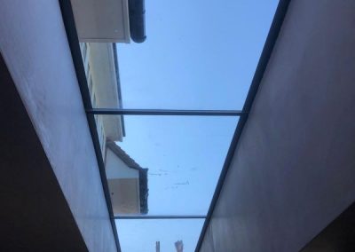 Glass skylight